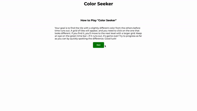 Color Seeker Game